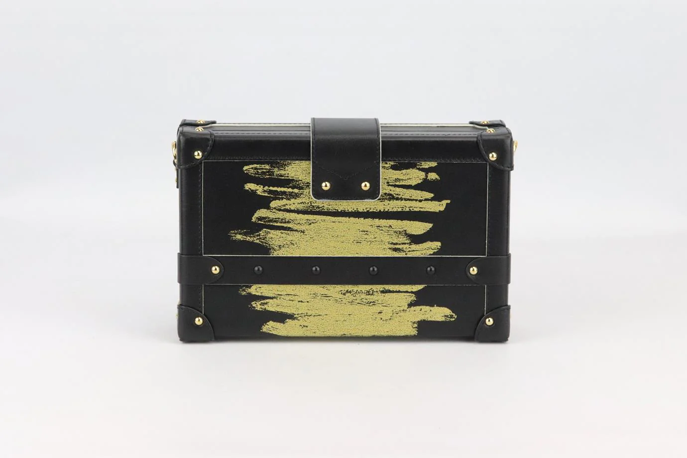 LOUIS VUITTON PETITE MALLE GOLDEN LIGHT CITY LEATHER CLUTCH - Image 4