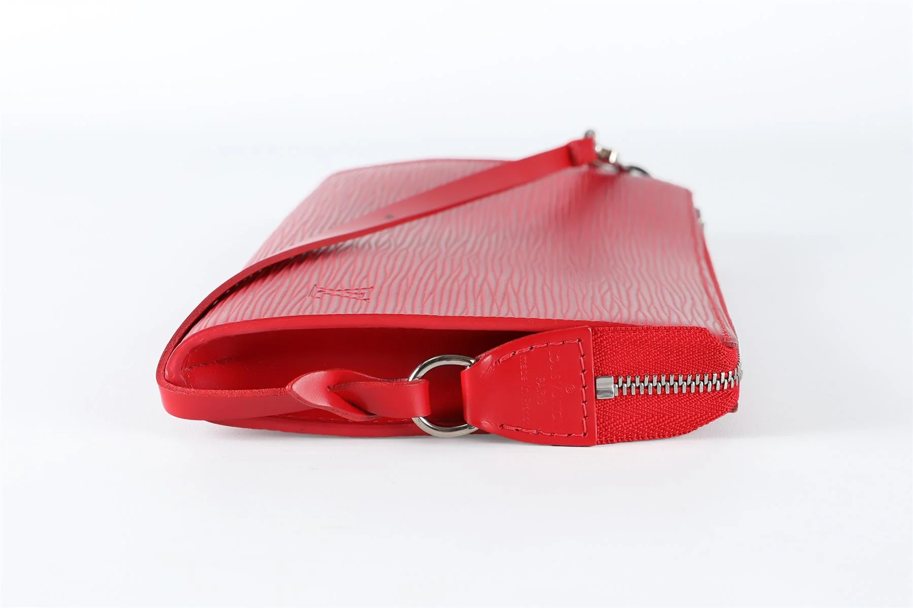 LOUIS VUITTON RED 2007 POCHETTE ACCESSOIRES EPI LEATHER SHOULDER BAG - Image 6