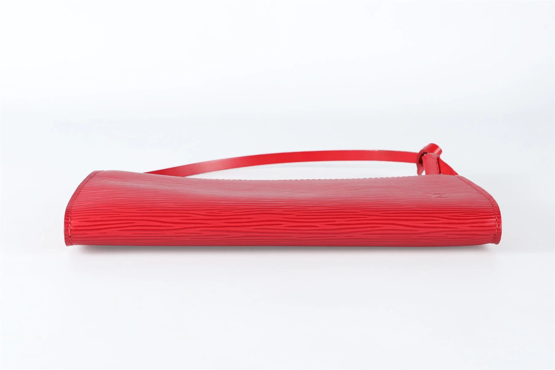 LOUIS VUITTON RED 2007 POCHETTE ACCESSOIRES EPI LEATHER SHOULDER BAG - Image 7