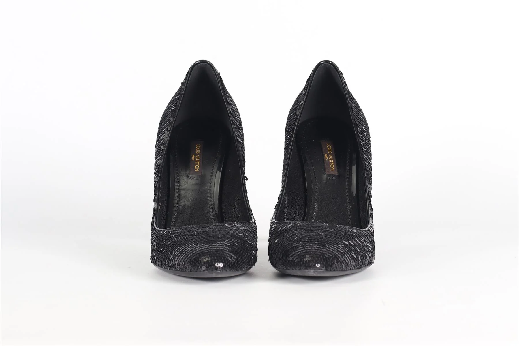 LOUIS VUITTON SEQUIN AND LEATHER PUMPS EU 38 UK 5 US 8 - Image 3