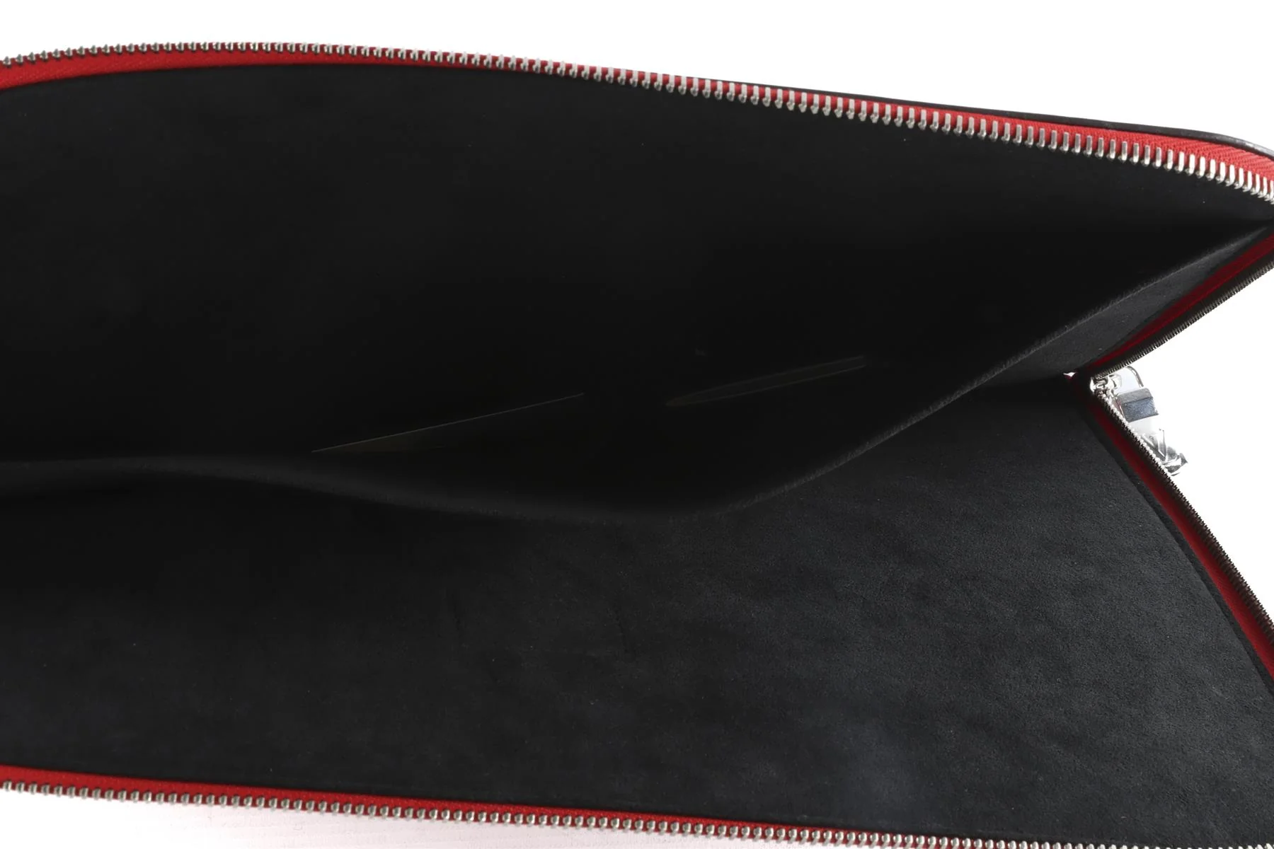 LOUIS VUITTON + SUPREME RED 2017 POCHETTE JOUR GM EPI LEATHER CLUTCH - Image 10