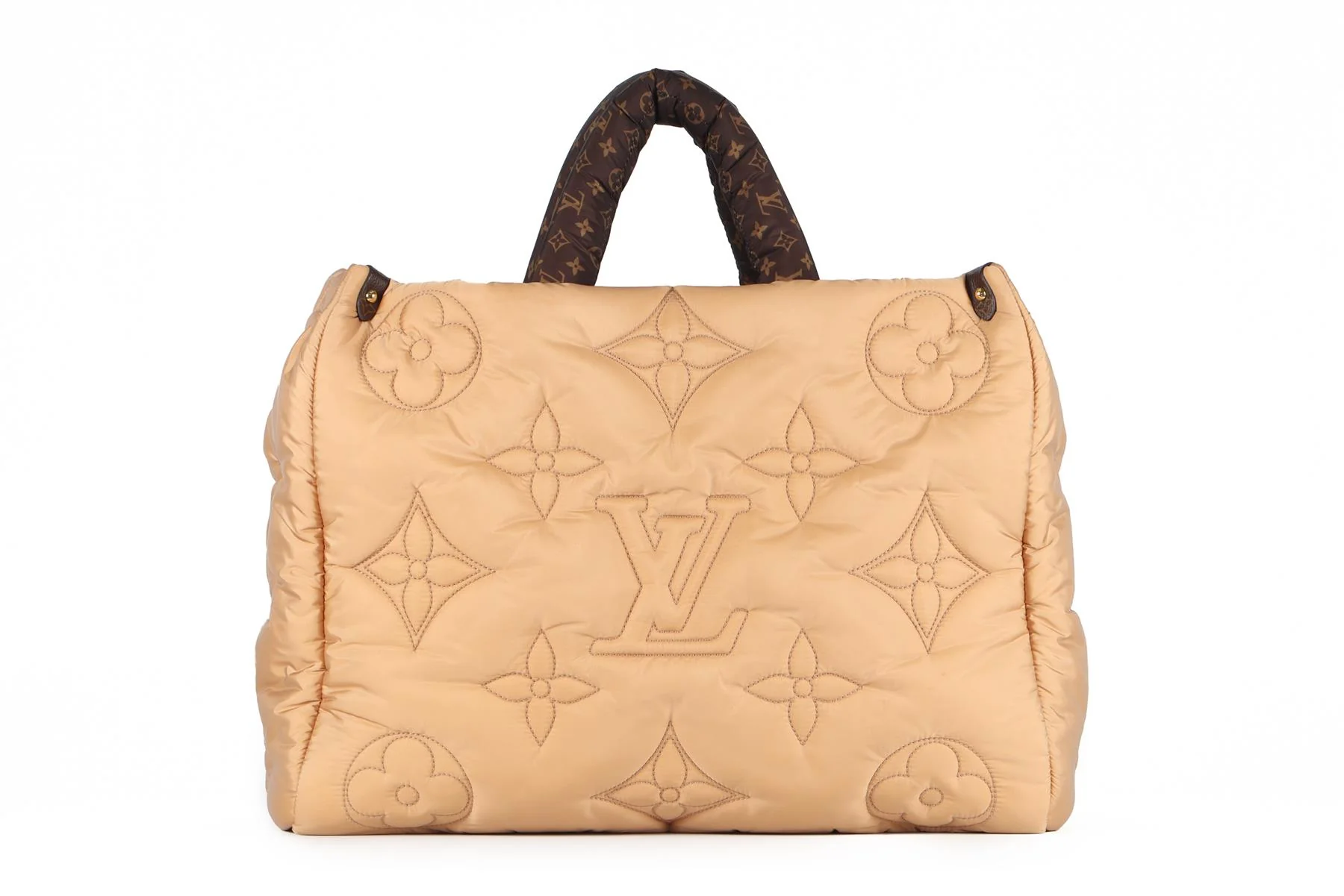LOUIS VUITTON TAN 2021 ONTHEGO GM MONOGRAM NYLON TOTE BAG - Image 2