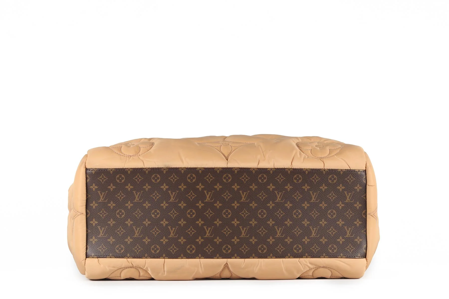 LOUIS VUITTON TAN 2021 ONTHEGO GM MONOGRAM NYLON TOTE BAG - Image 8