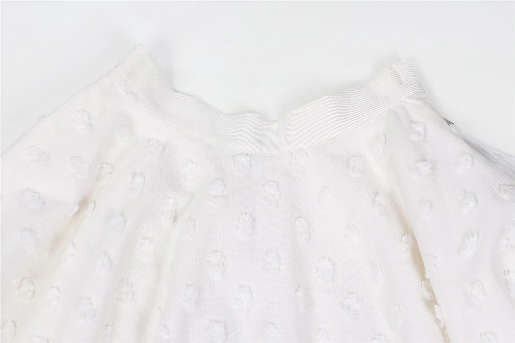 LOUIS VUITTON WHITE COTTON MIDI SKIRT FR 34 UK 6 - Image 3