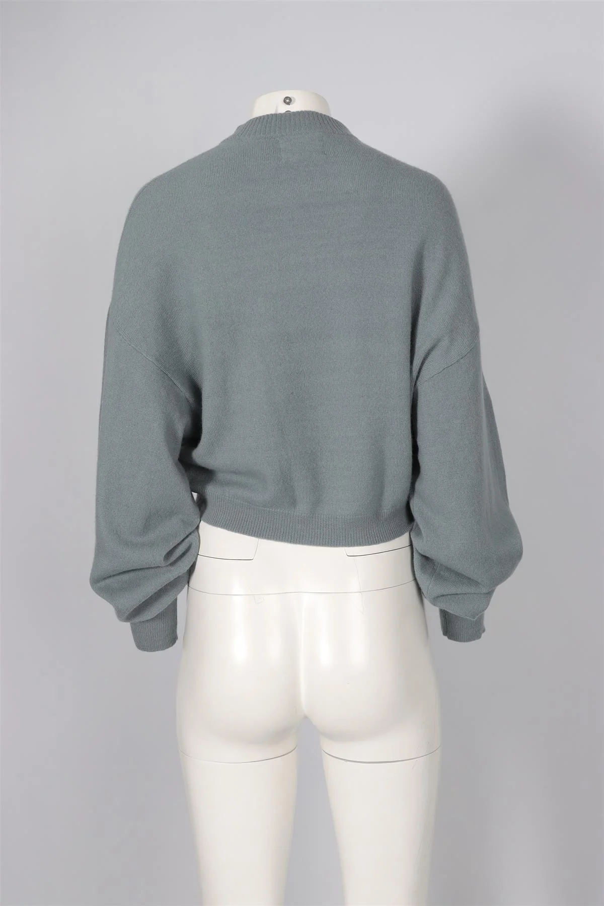 LOULOU STUDIO BLUE CASHMERE SWEATER SMALL - Image 4