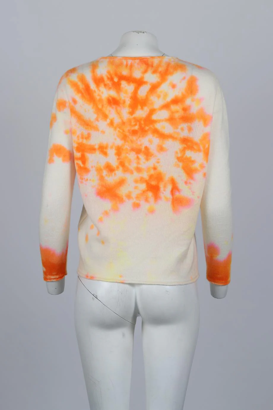 LOVE TANJANE TIE DYED CASHMERE SWEATER SMALL - Image 4