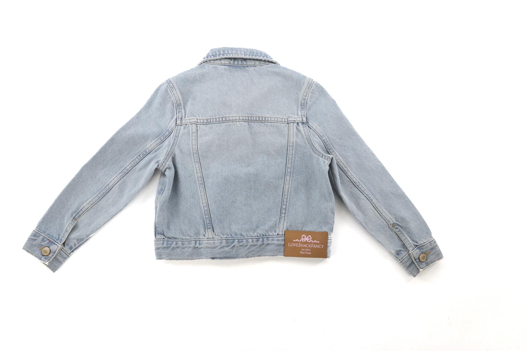 LOVESHACKFANCY BLUE KIDS GIRLS JACKET 5-6 YEARS - Image 4