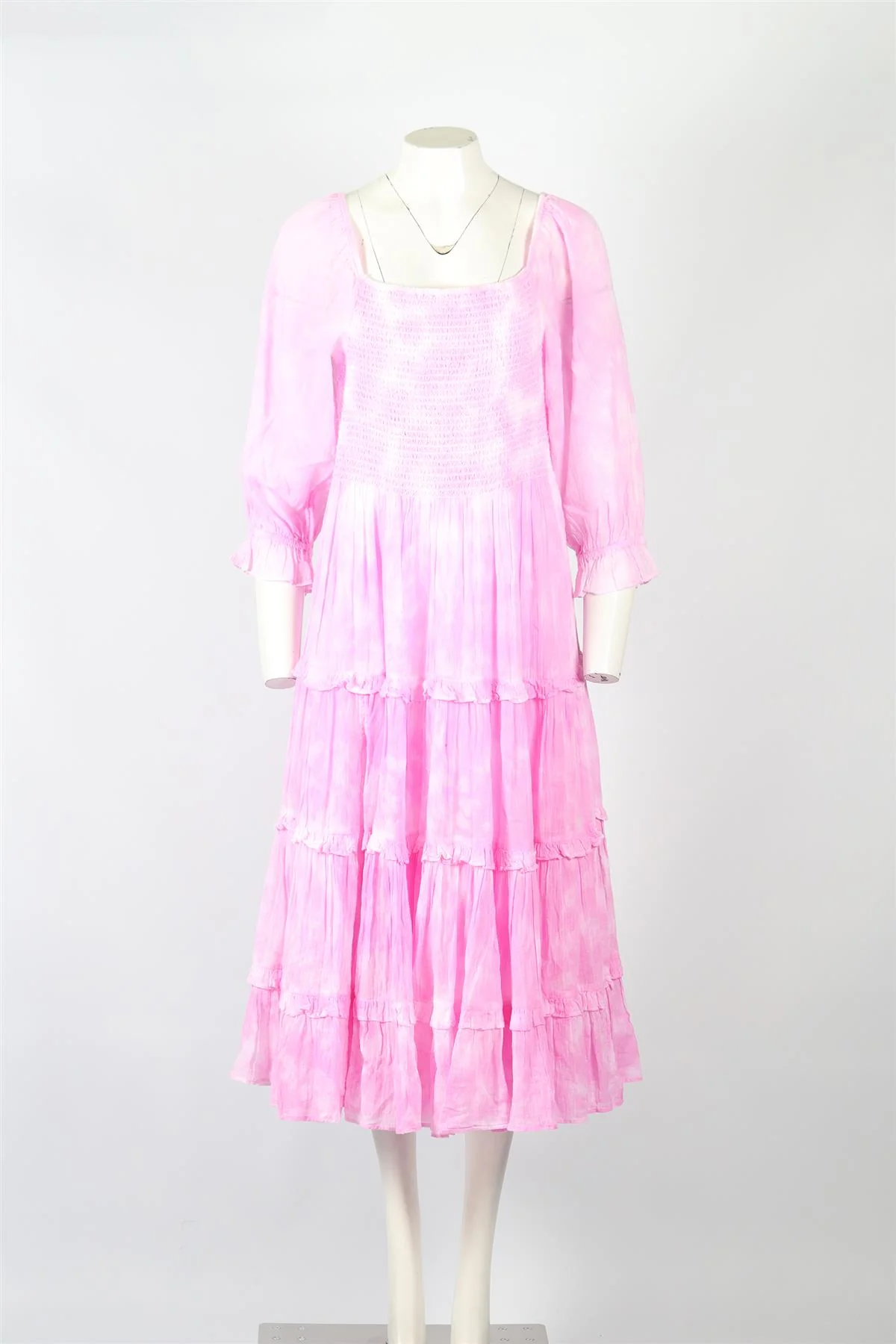 LOVESHACKFANCY COTTON MAXI DRESS MEDIUM - Image 2