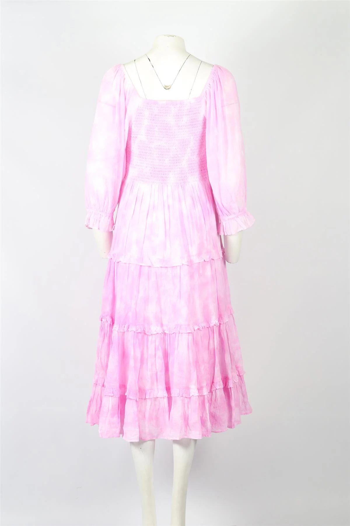LOVESHACKFANCY COTTON MAXI DRESS MEDIUM - Image 4