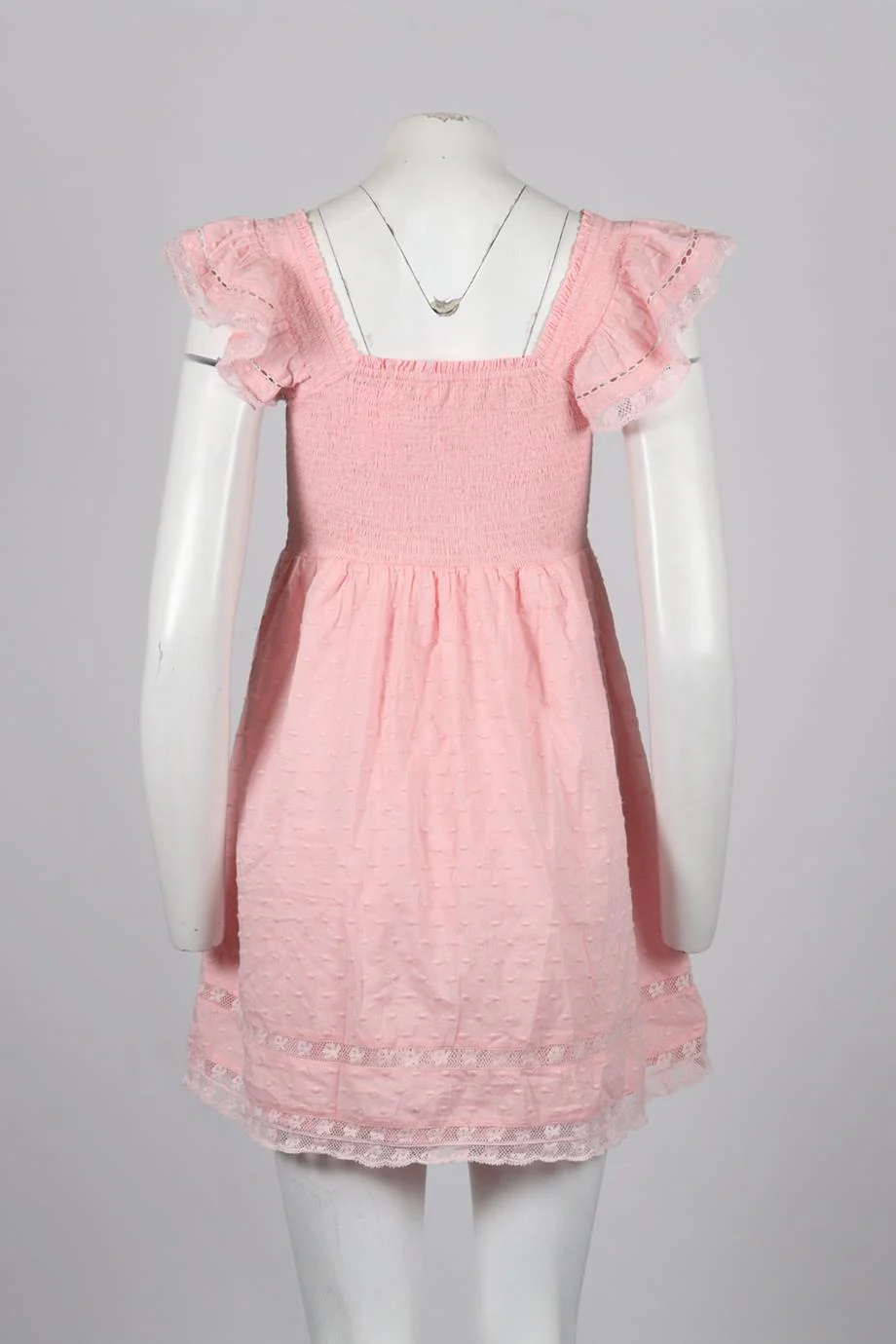 LOVESHACKFANCY COTTON MINI DRESS SMALL - Image 4