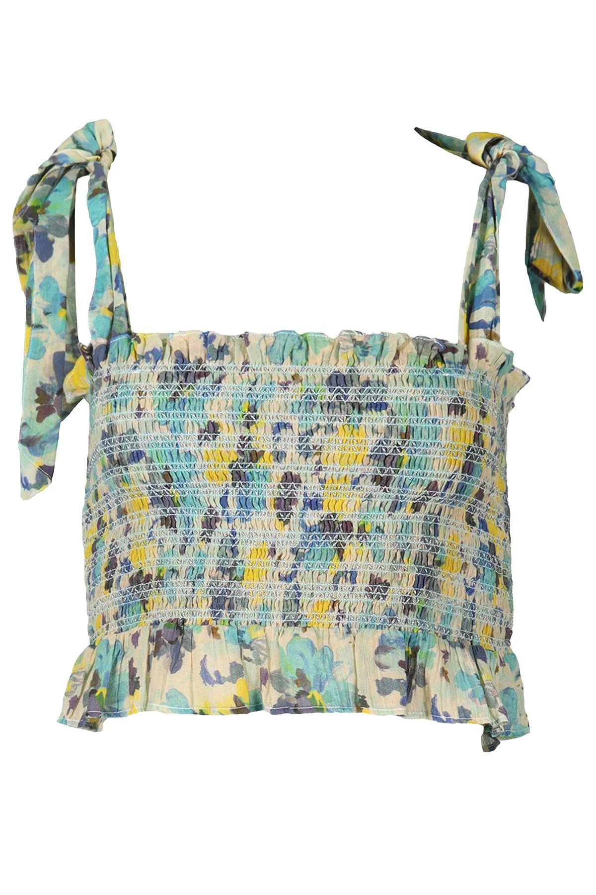 LOVESHACKFANCY CROPPED COTTON TOP SMALL - Image 5