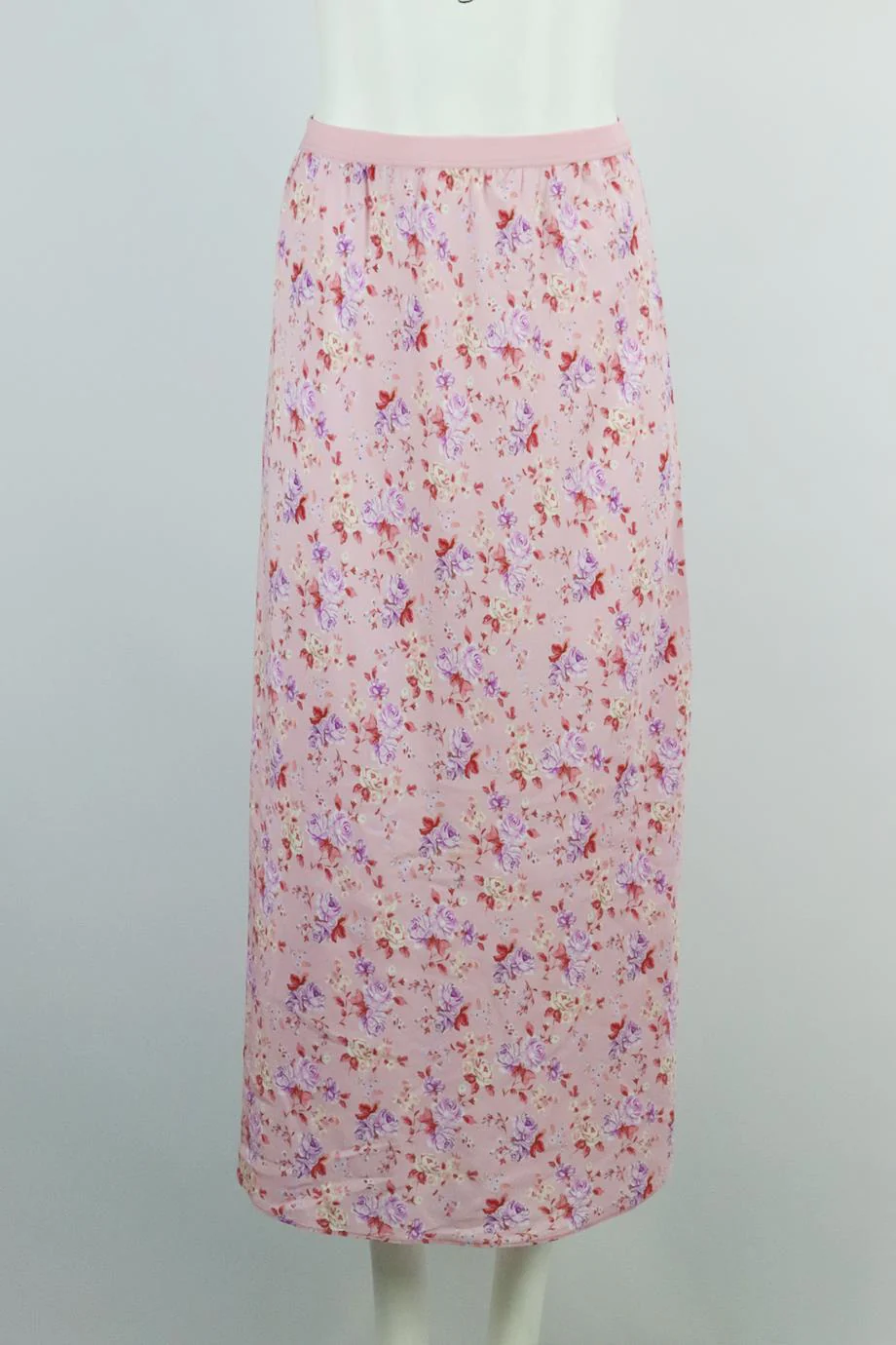 LOVESHACKFANCY FLORAL PRINT SILK MIDI SKIRT SMALL - Image 2
