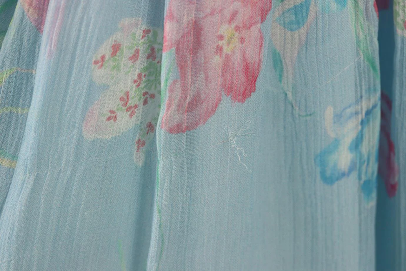 LOVESHACKFANCY KIDS GIRLS FLORAL CHIFFON DRESS 8-9 YEARS - Image 4