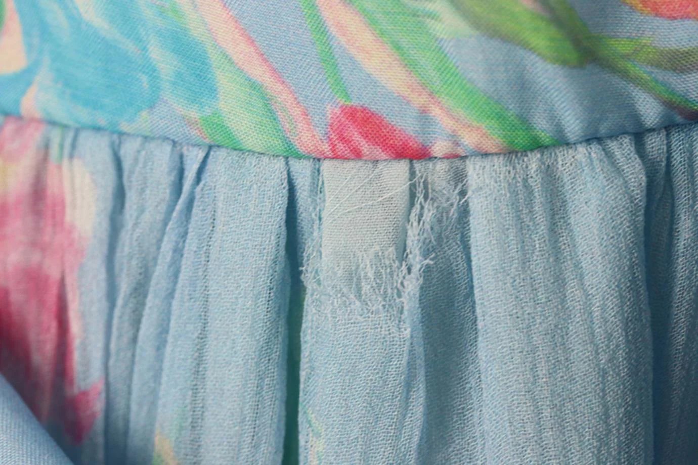 LOVESHACKFANCY KIDS GIRLS FLORAL CHIFFON DRESS 8-9 YEARS - Image 5