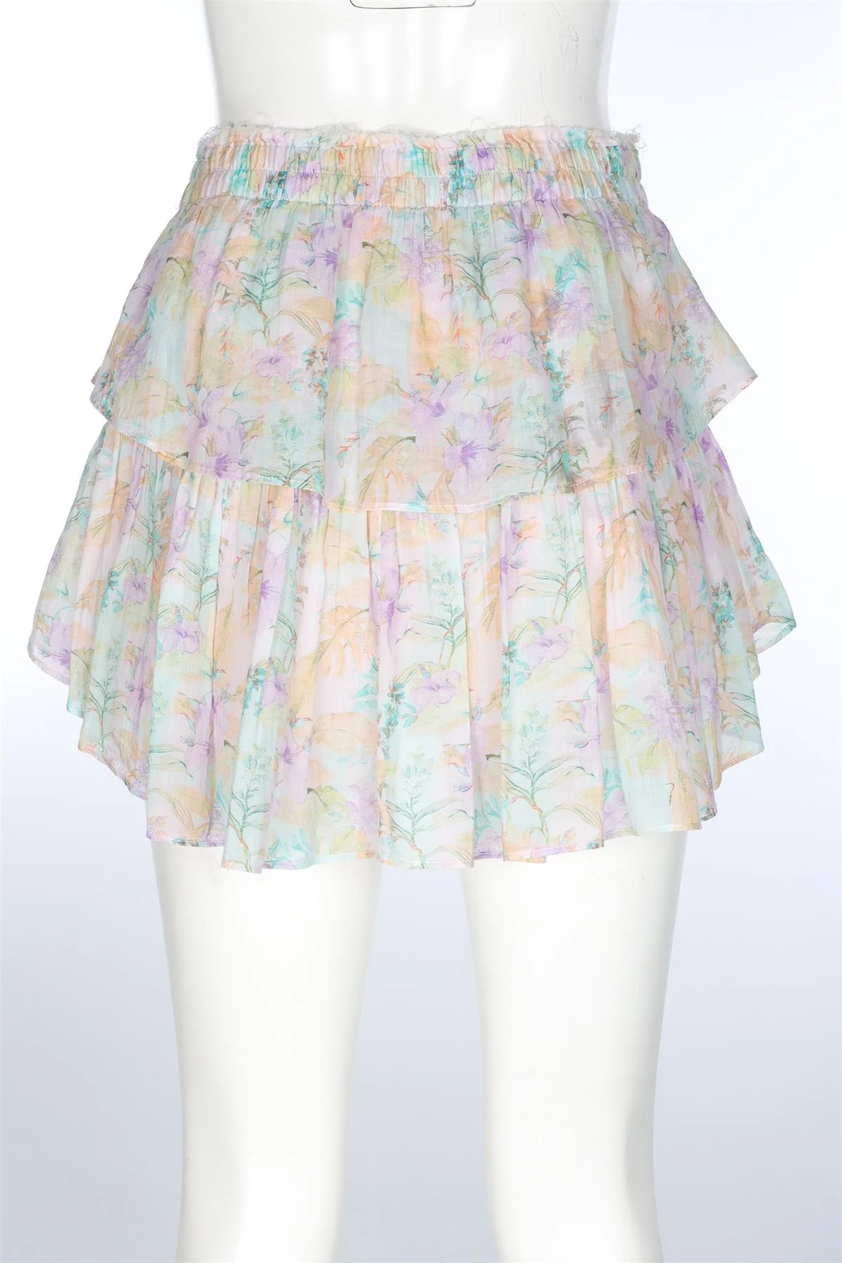 LOVESHACKFANCY MULTI COTTON MINI SKIRT SMALL - Image 4