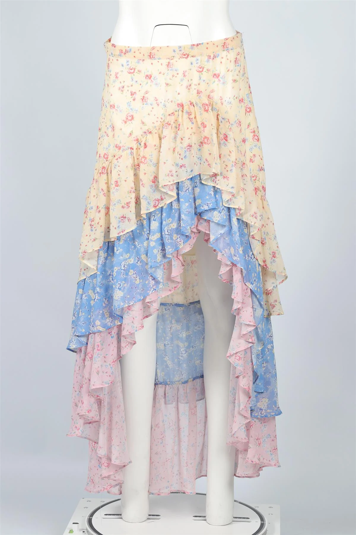 LOVESHACKFANCY MULTI SILK MAXI SKIRT US 6 UK 10 - Image 2