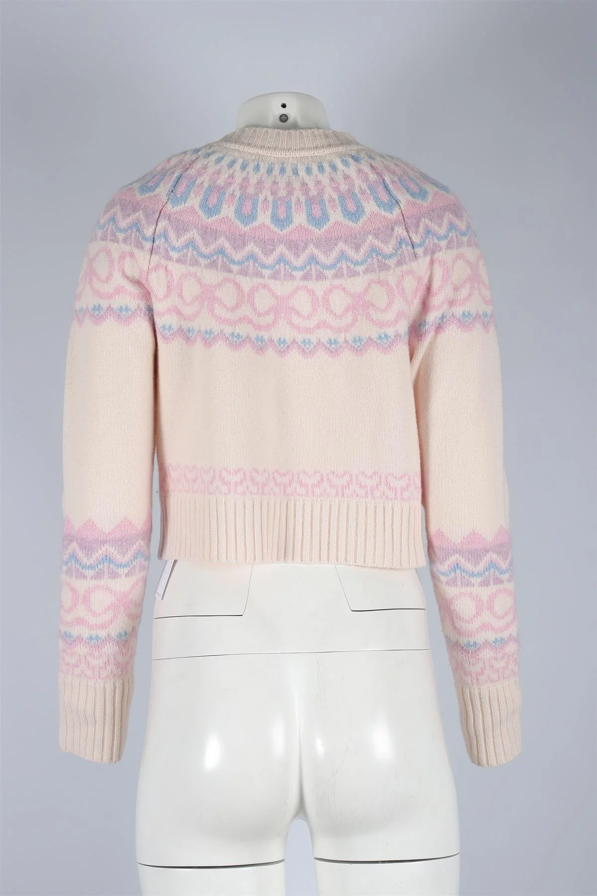 LOVESHACKFANCY MULTI WOOL CARDIGAN SMALL - Image 4