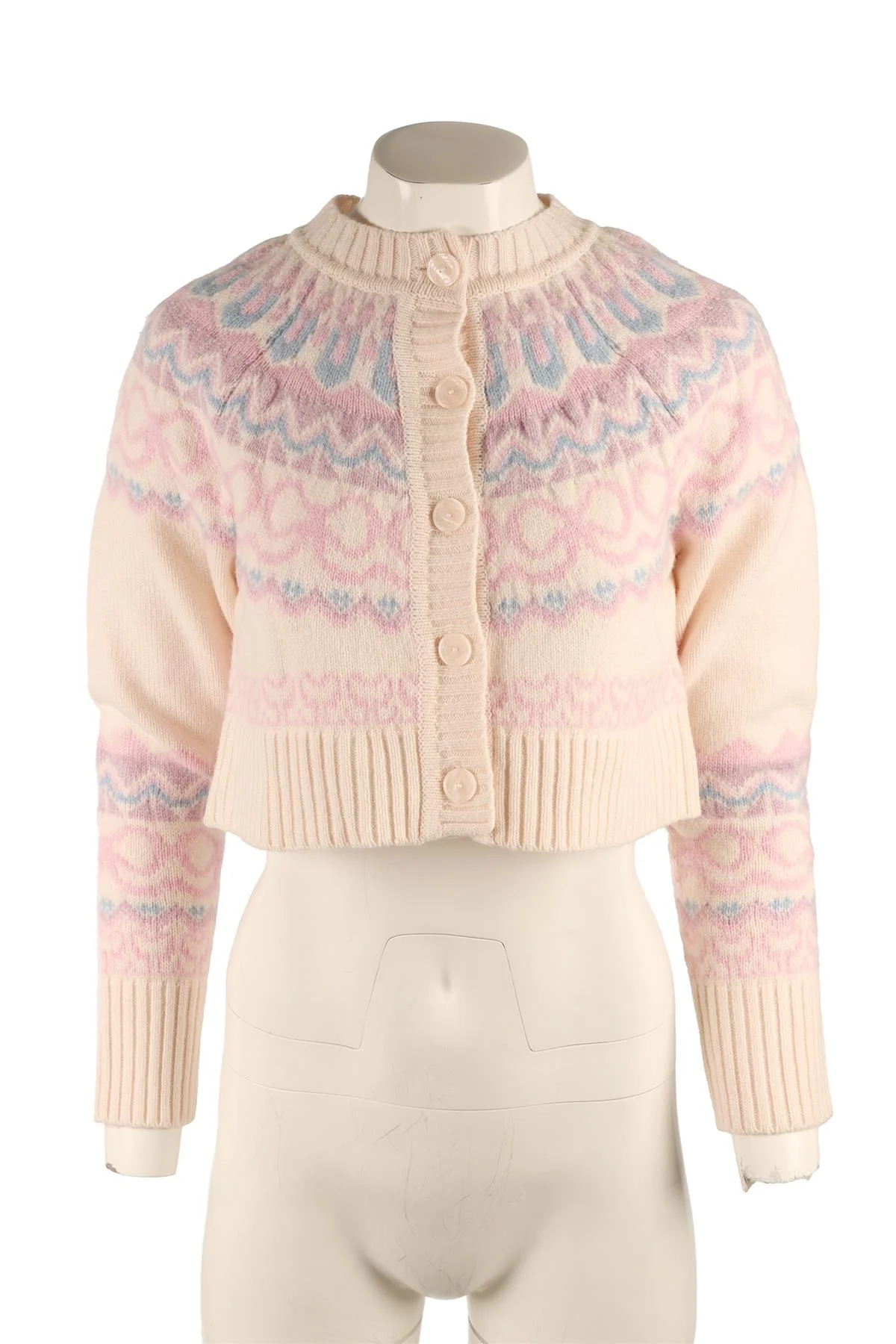LOVESHACKFANCY MULTI WOOL CARDIGAN XXSMALL - Image 2
