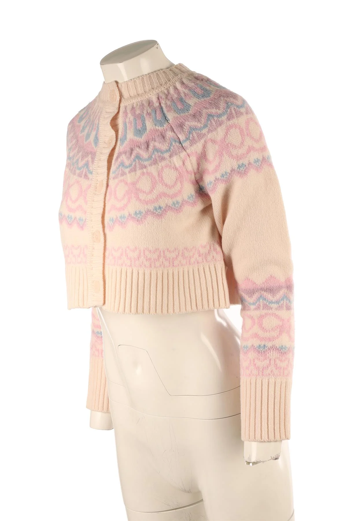 LOVESHACKFANCY MULTI WOOL CARDIGAN XXSMALL - Image 3