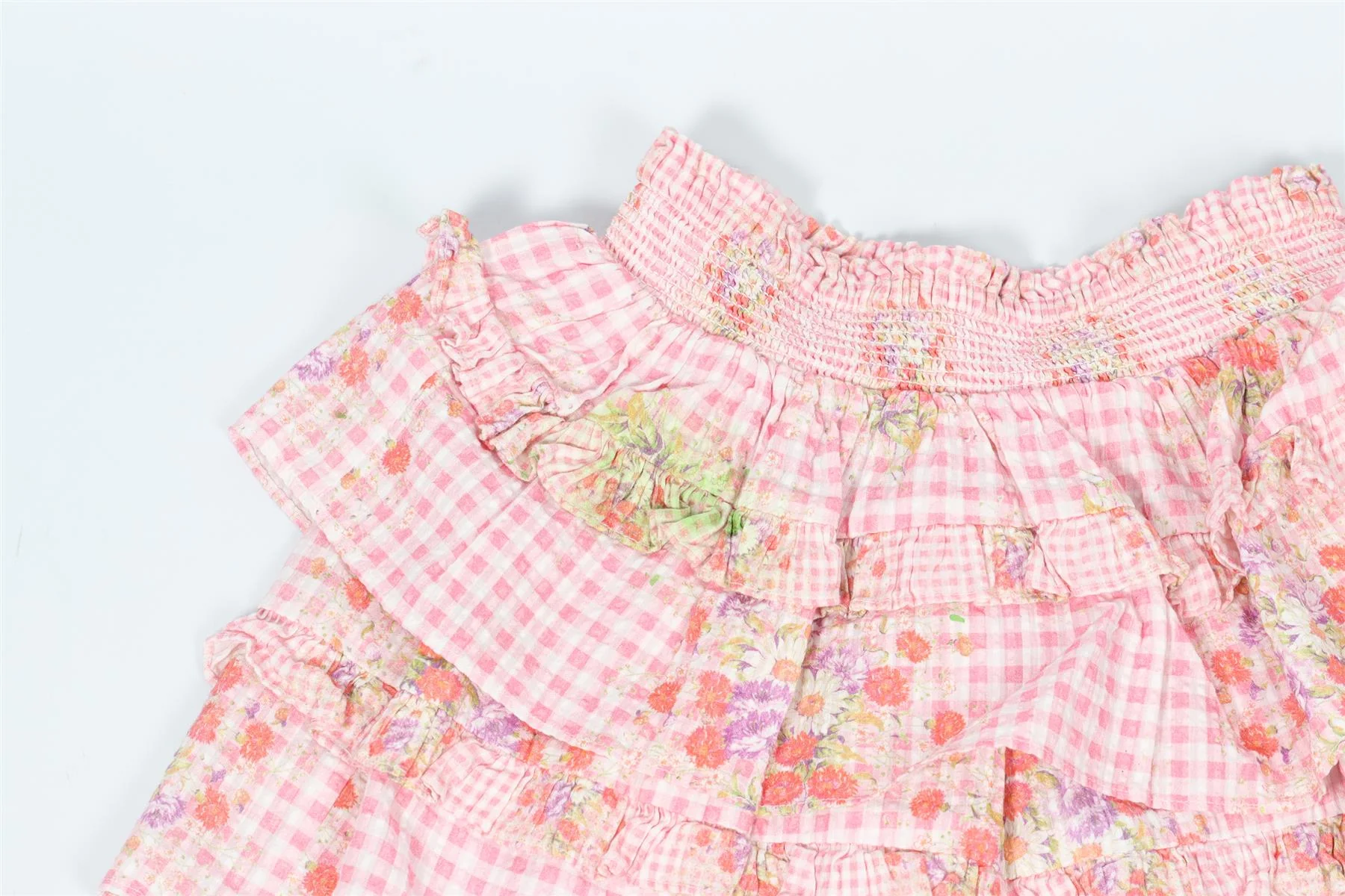 LOVESHACKFANCY PINK BABY GIRLS COTTON SKIRT 18-24 MONTHS - Image 3