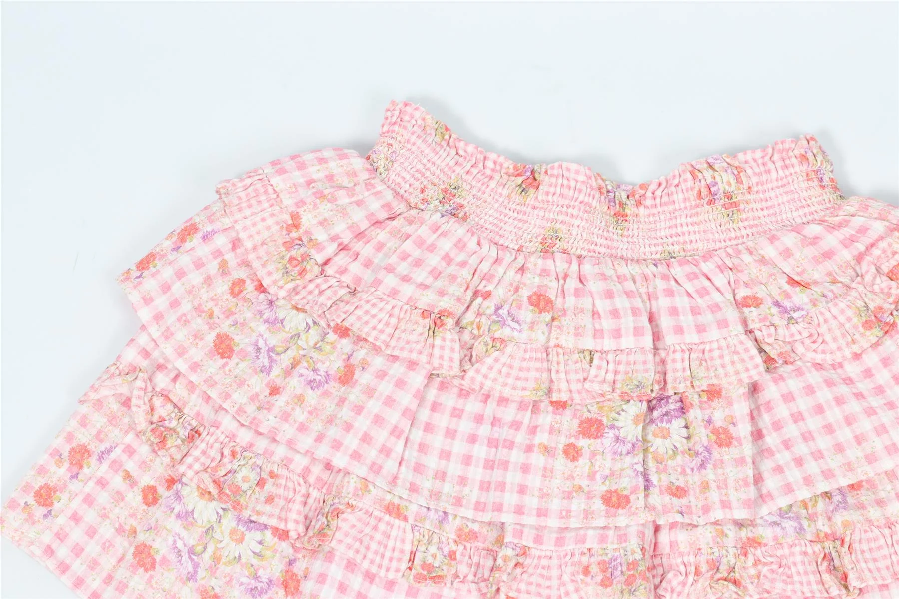 LOVESHACKFANCY PINK BABY GIRLS COTTON SKIRT 18-24 MONTHS - Image 5