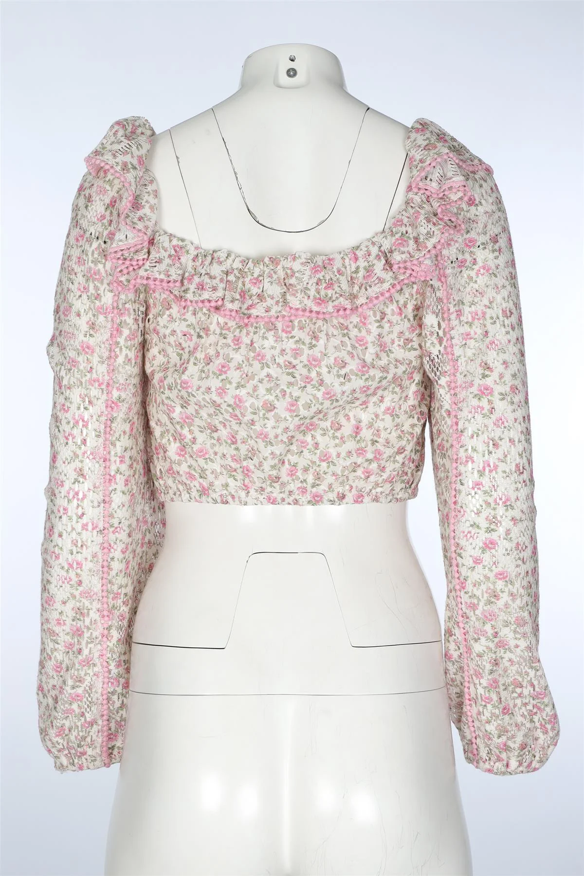 LOVESHACKFANCY PINK COTTON TOP MEDIUM - Image 4