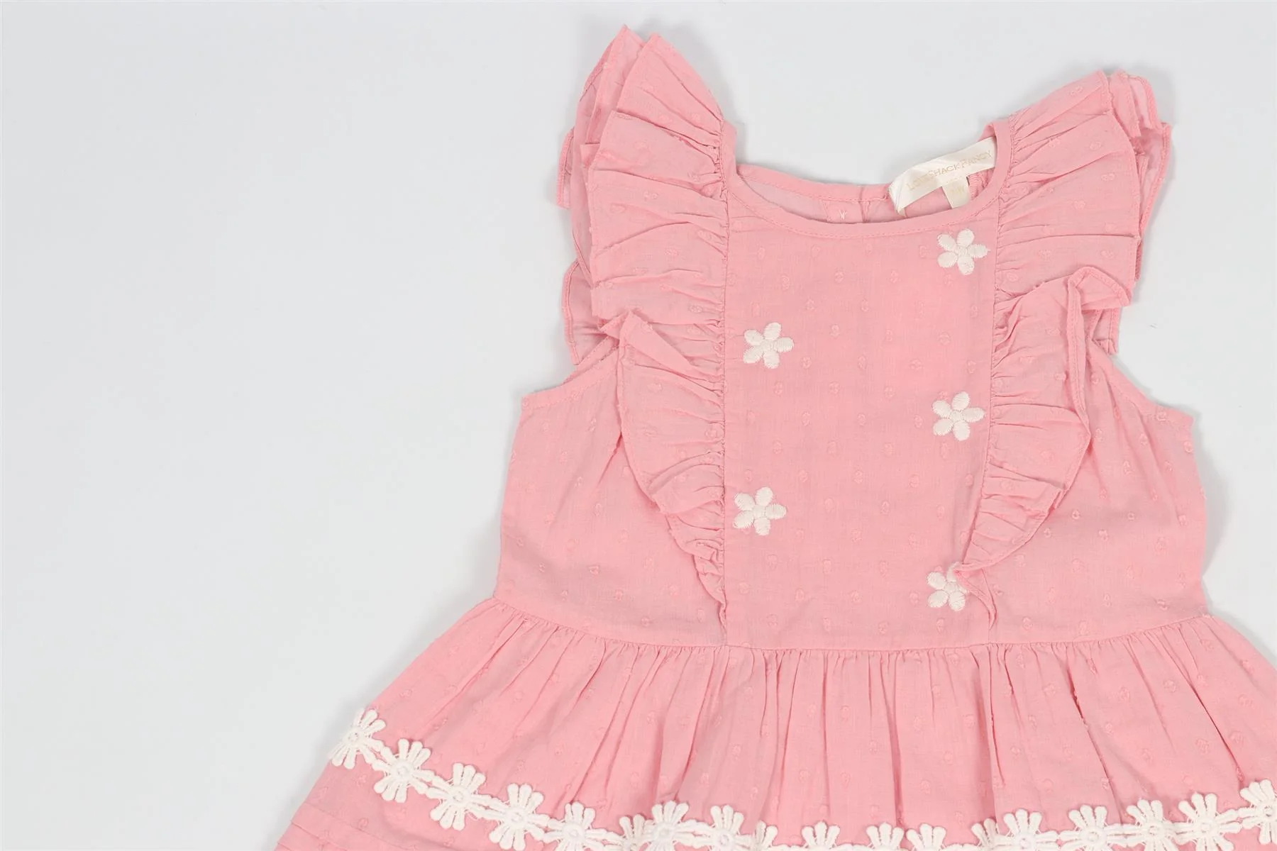 LOVESHACKFANCY PINK KIDS GIRLS COTTON DRESS 2-3 YEARS - Image 3