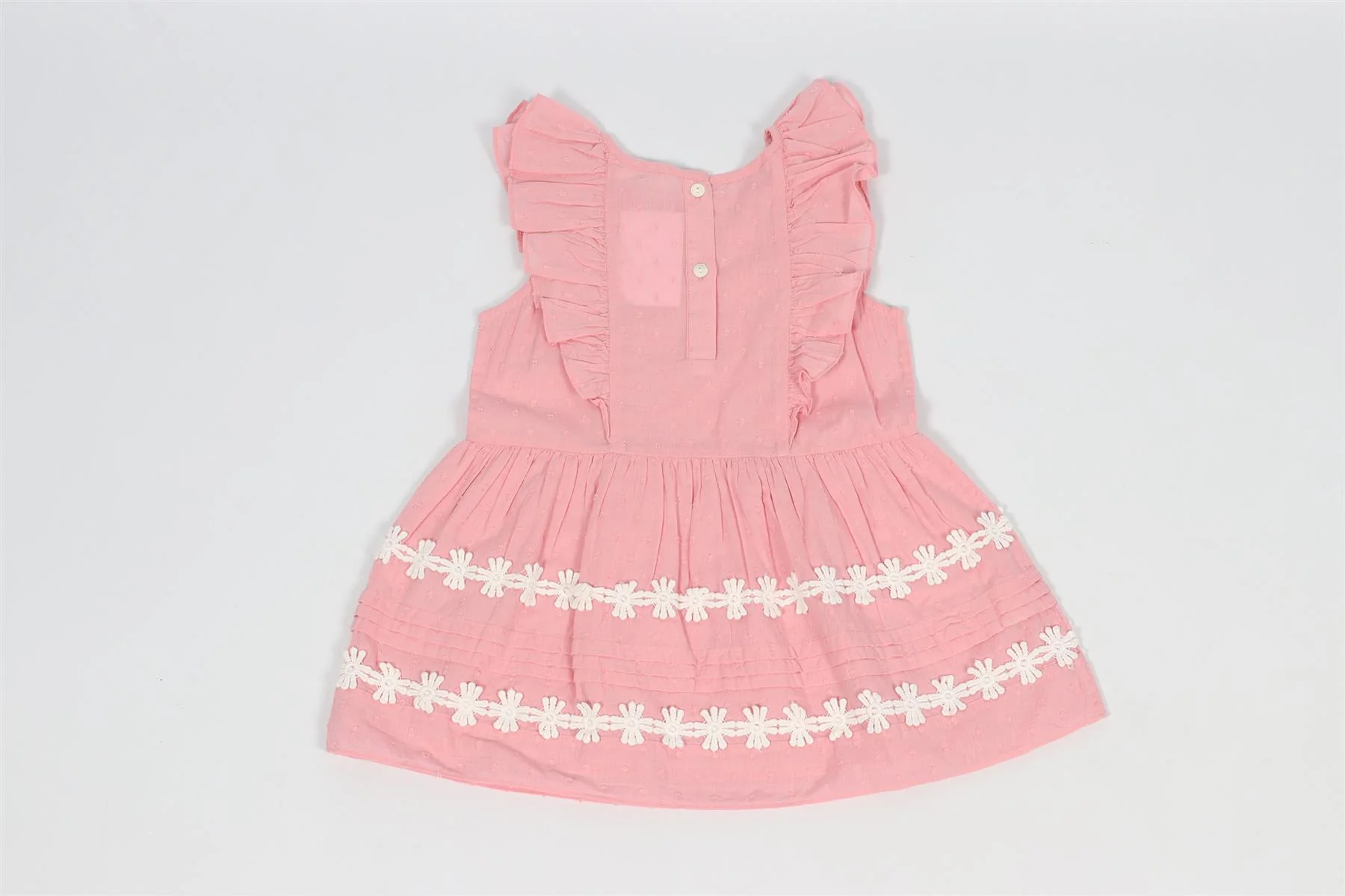LOVESHACKFANCY PINK KIDS GIRLS COTTON DRESS 2-3 YEARS - Image 4