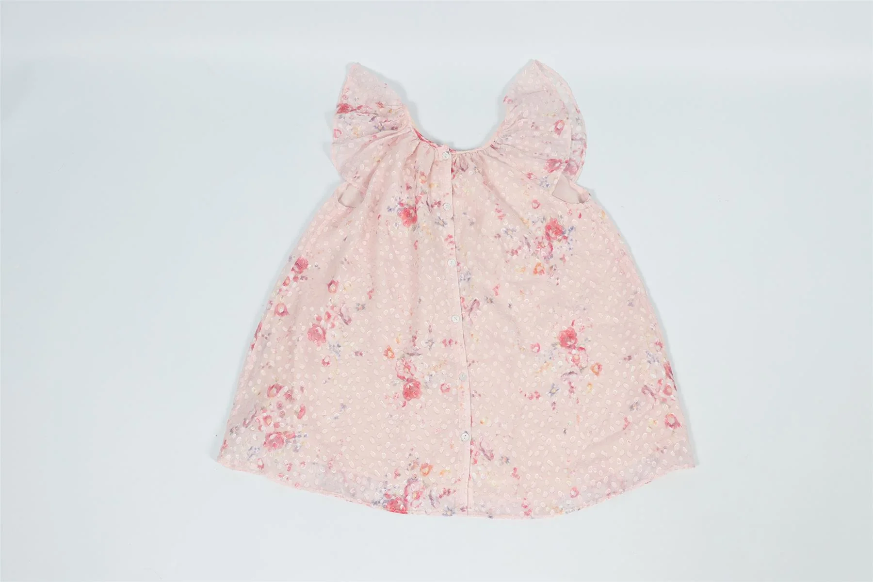 LOVESHACKFANCY PINK KIDS GIRLS SILK BLEND DRESS 3-4 YEARS - Image 4