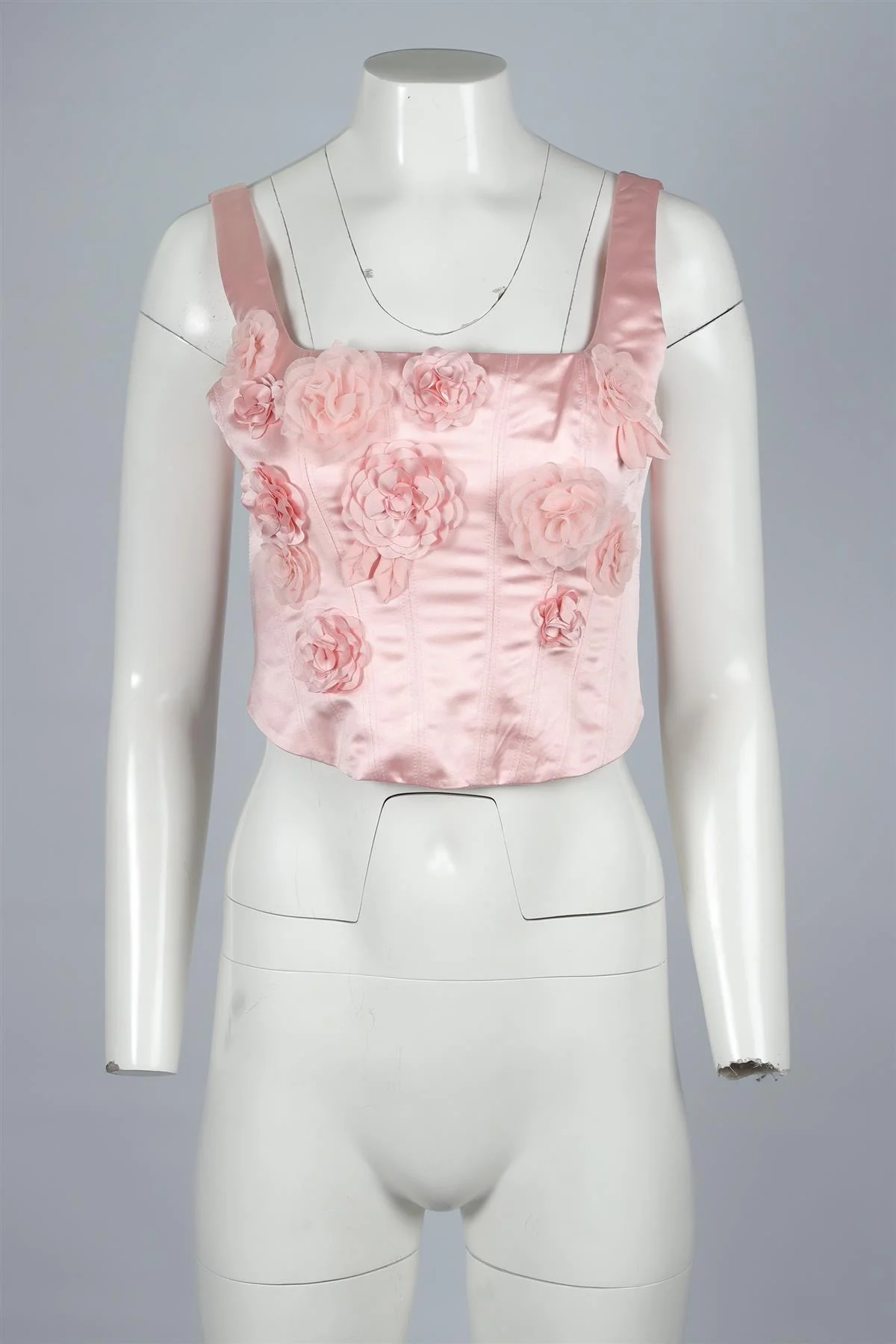 LOVESHACKFANCY PINK SATIN TOP US 2 UK 6 - Image 2