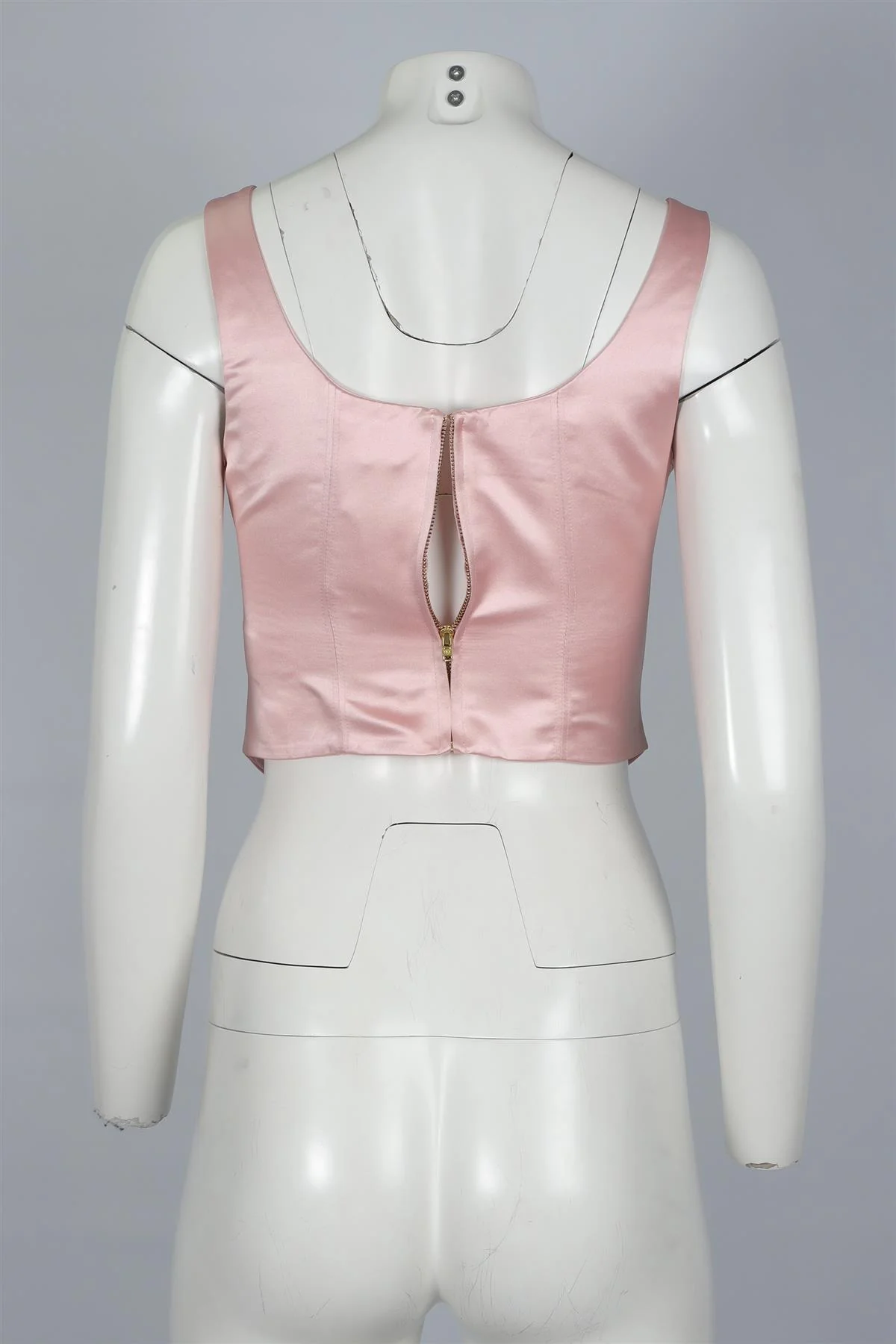 LOVESHACKFANCY PINK SATIN TOP US 2 UK 6 - Image 4
