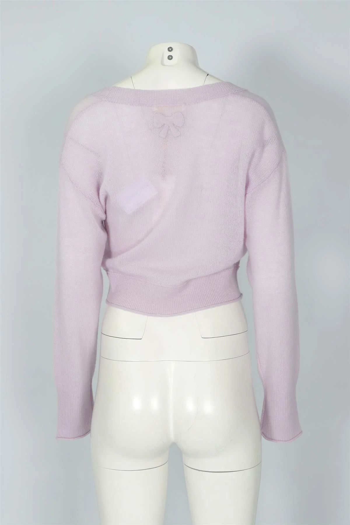 LOVESHACKFANCY PURPLE CASHMERE CARDIGAN MEDIUM - Image 4
