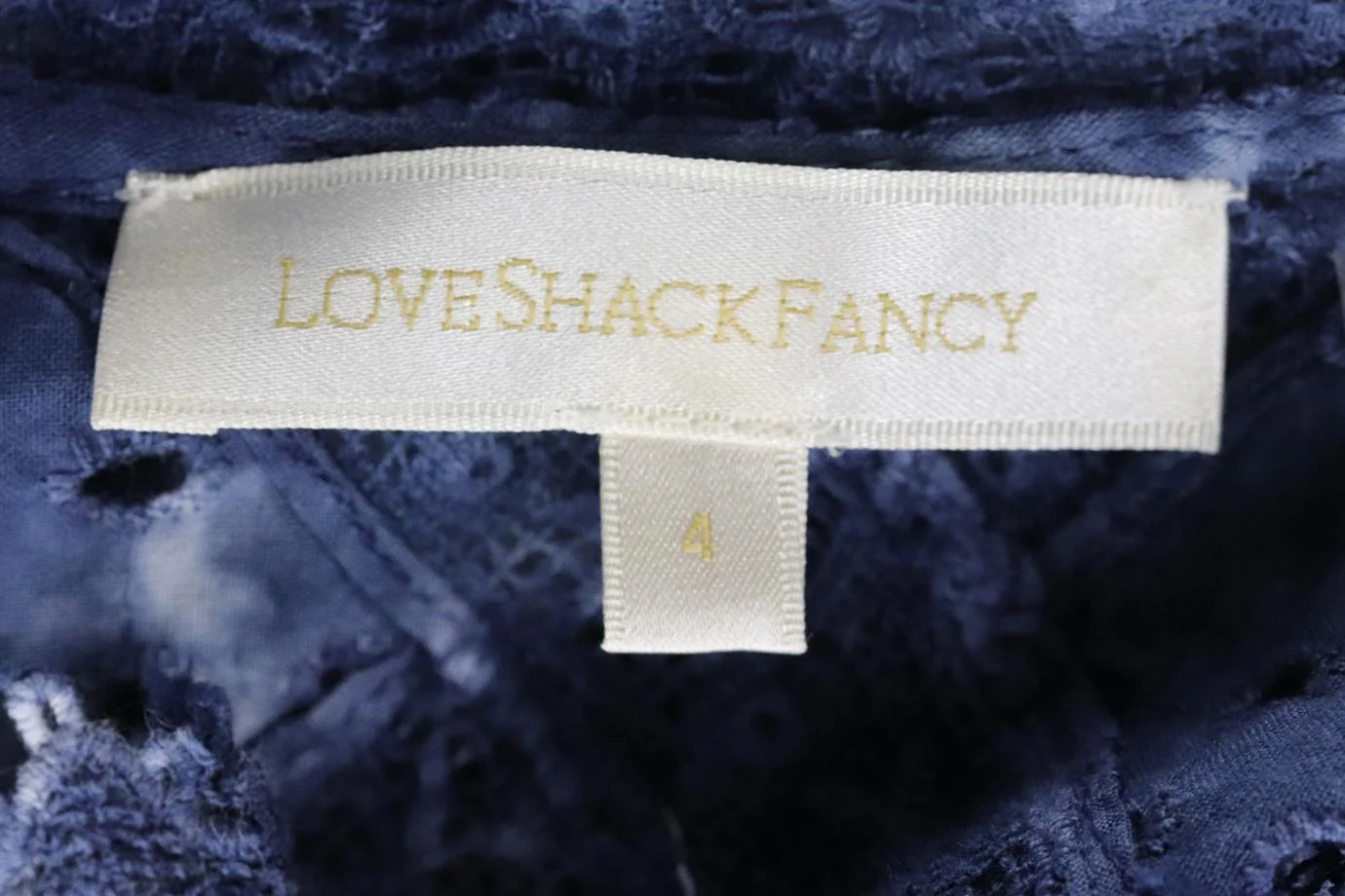 LOVESHACKFANCY TIE DYED COTTON MINI DRESS US 4 UK 8 - Image 5