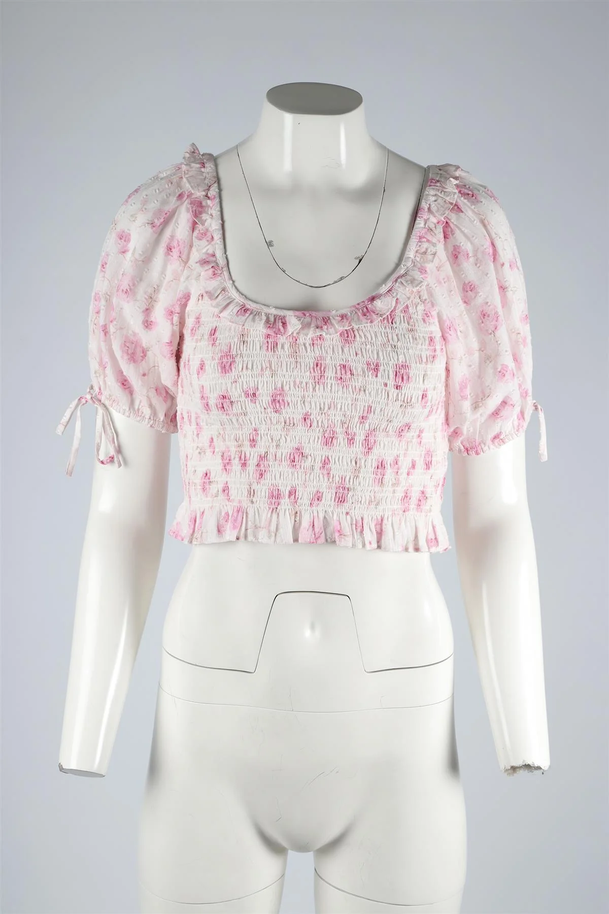 LOVESHACKFANCY WHITE COTTON TOP SMALL - Image 2