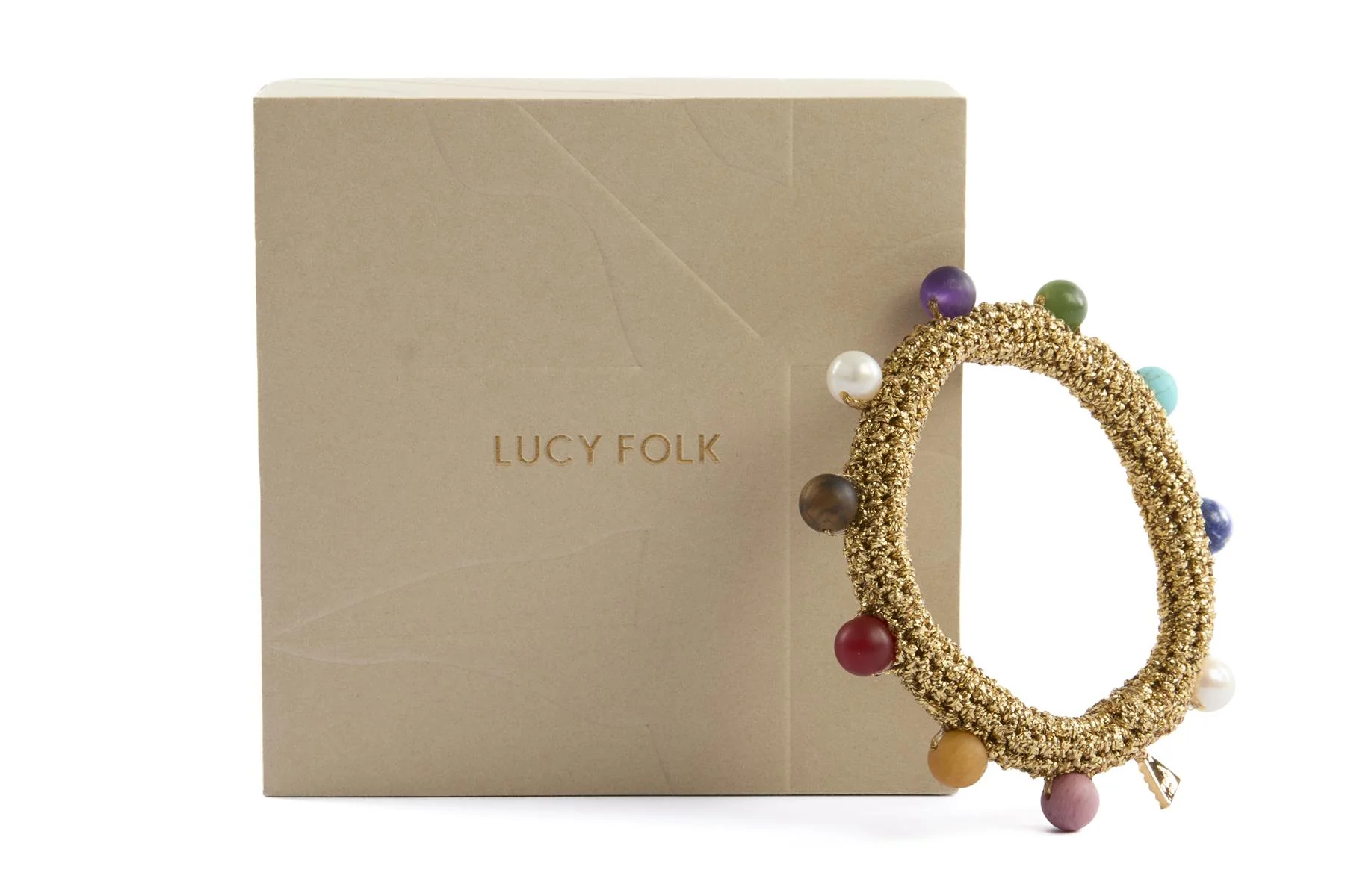 LUCY FOLK GOLD KALEIDO DIVER BRACELET - Image 8