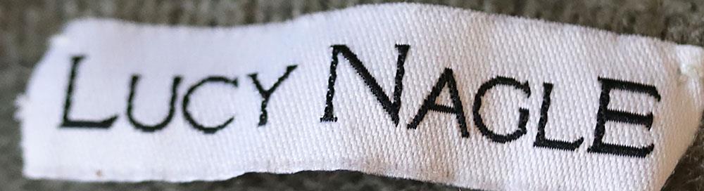 LUCY NAGLE WOOL AND CASHMERE BLEND HOODIE XSMALL/SMALL - Image 5