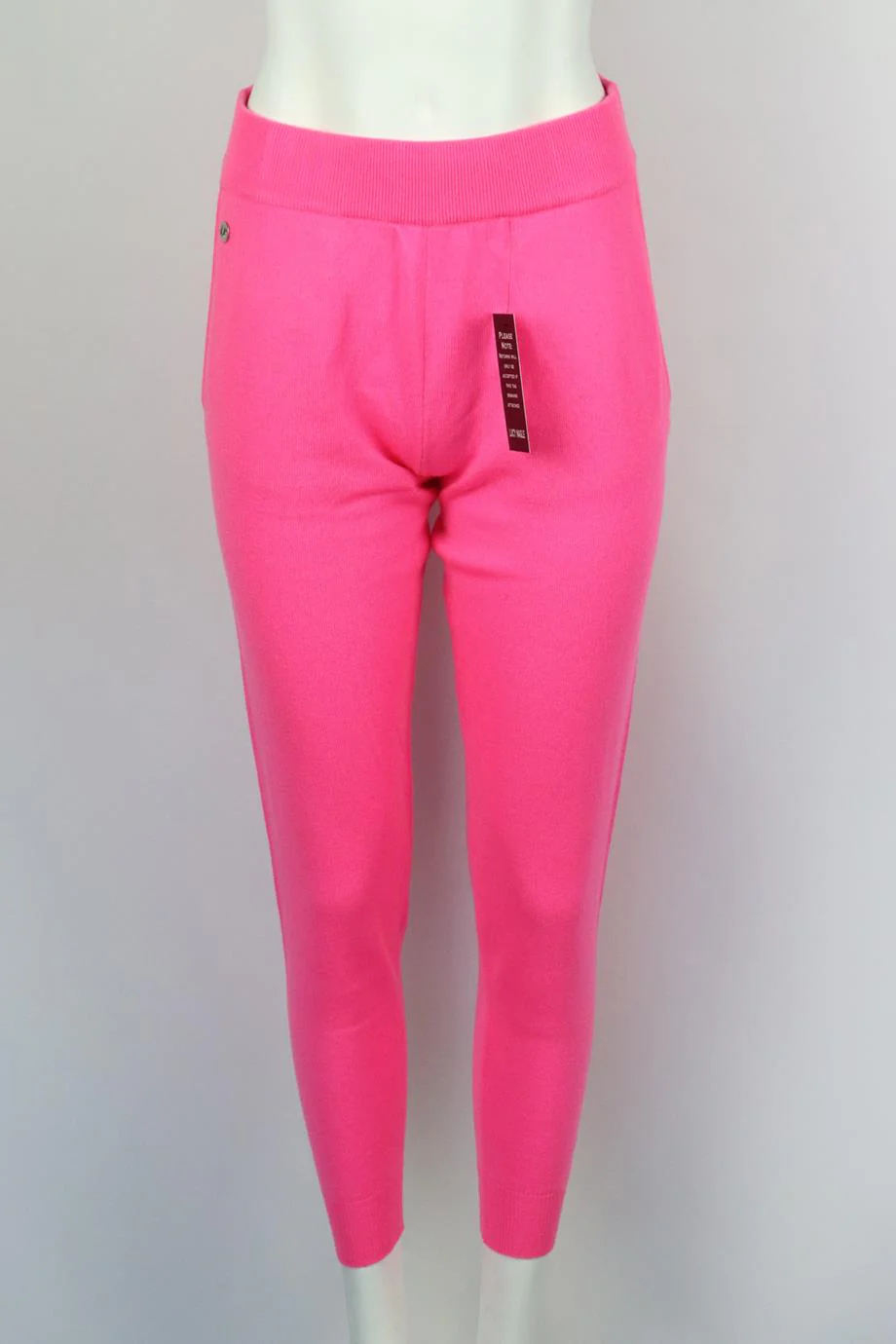 LUCY NAGLE WOOL TRACK PANTS SMALL - Image 2