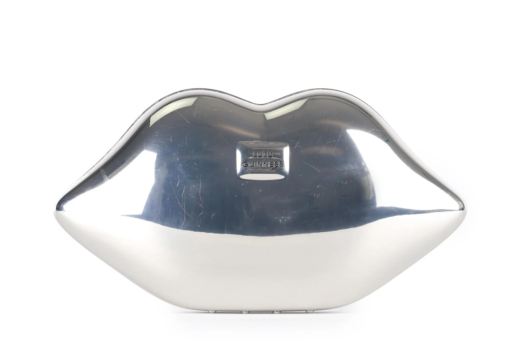 LULU GUINNESS SILVER LIPS CLUTCH - Image 6