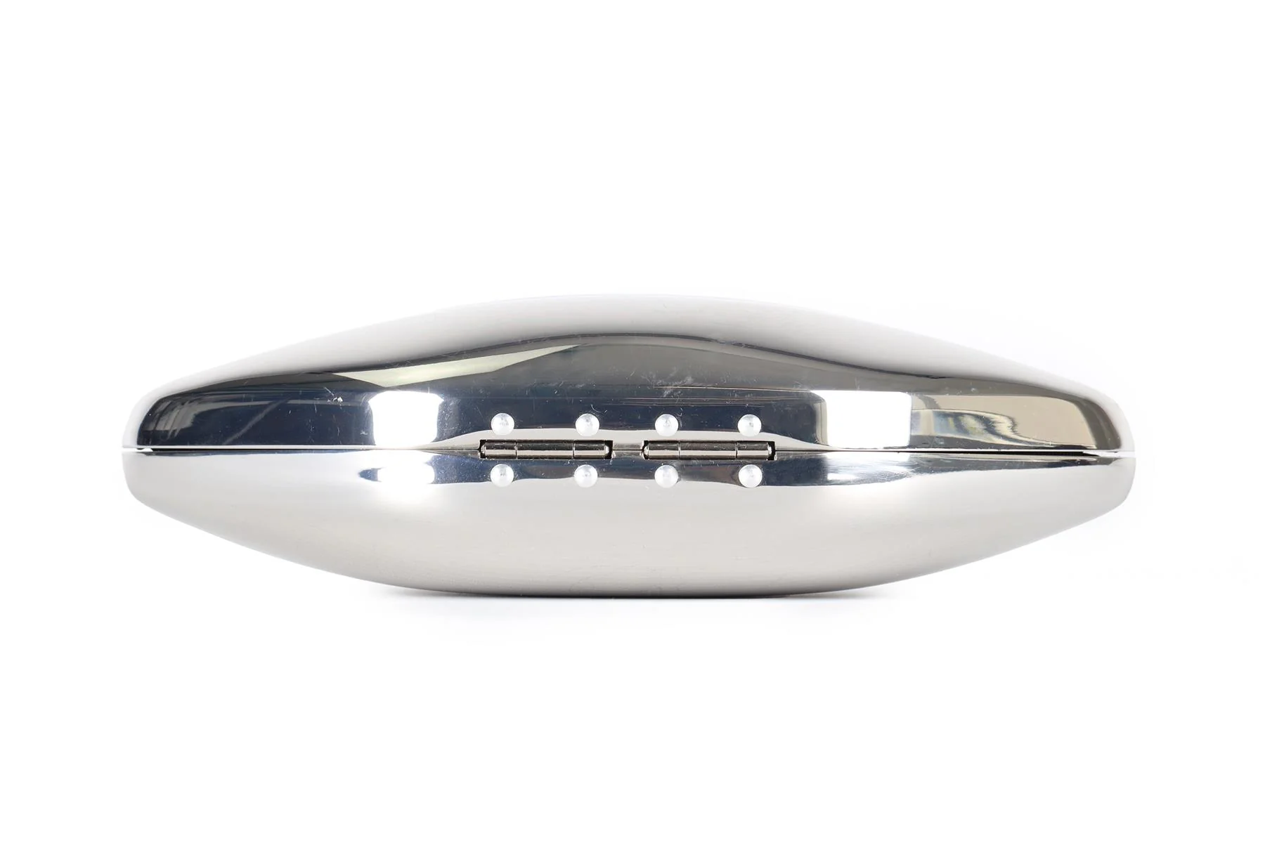 LULU GUINNESS SILVER LIPS CLUTCH - Image 7