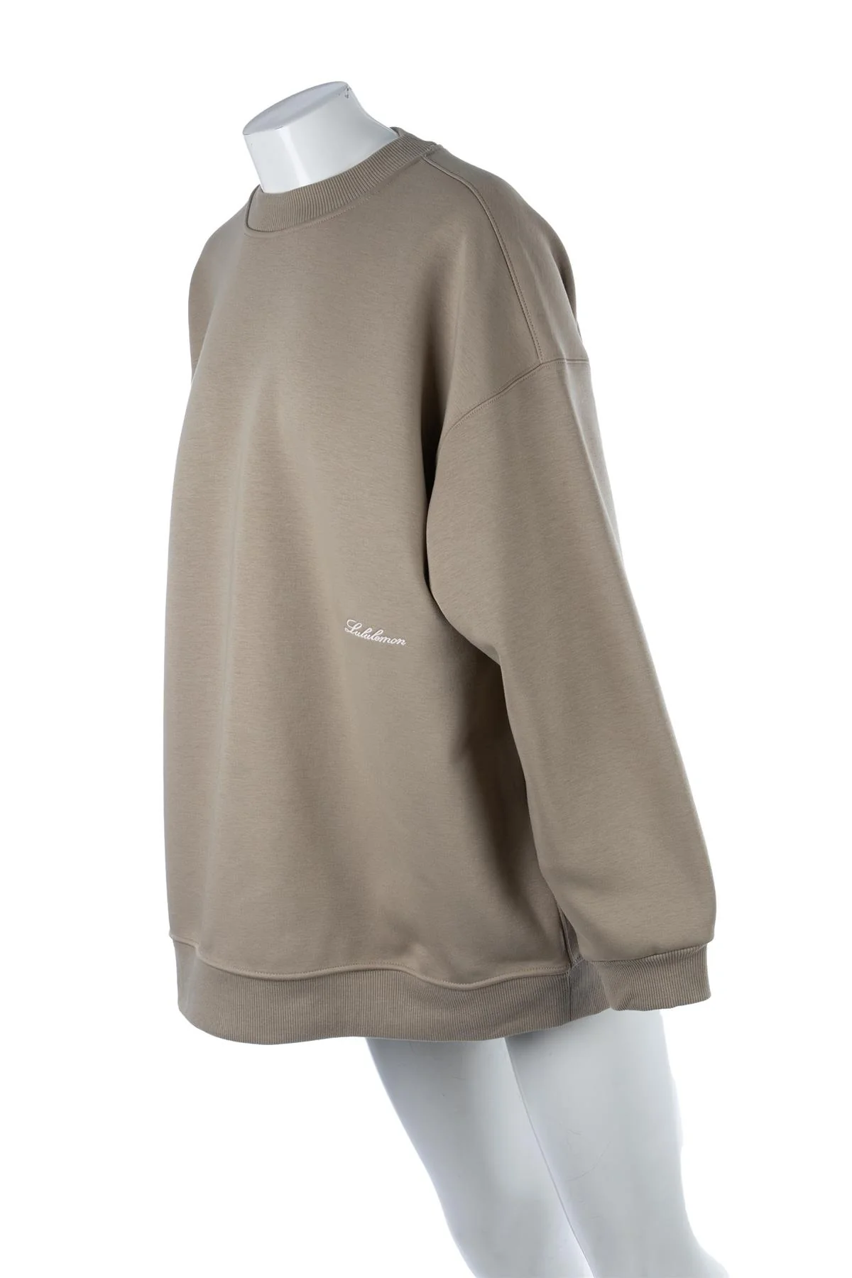 LULULEMON BEIGE COTTON SWEATSHIRT MEDIUM - Image 3