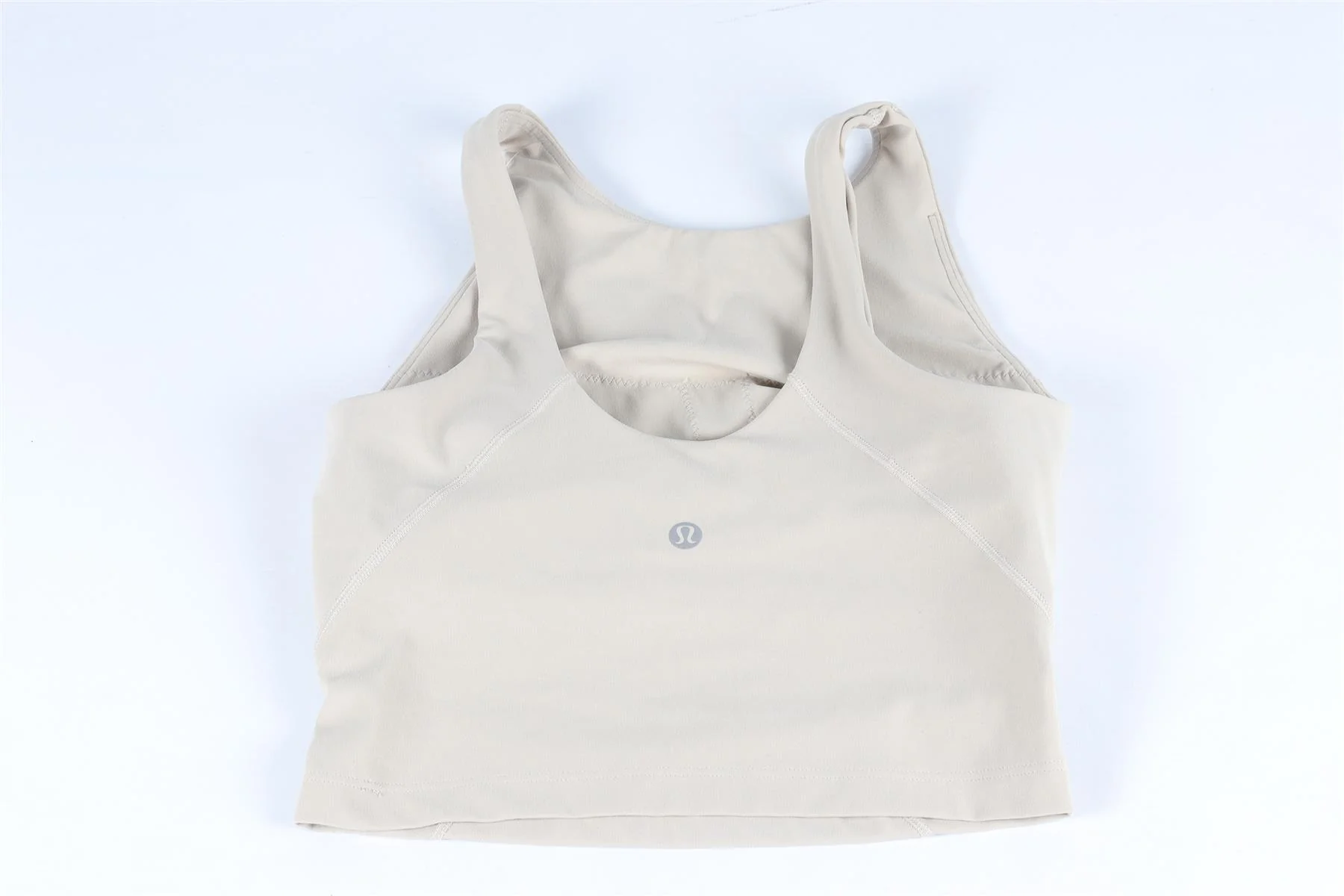 LULULEMON BEIGE SPORTS BRA US 4 UK 8 - Image 4