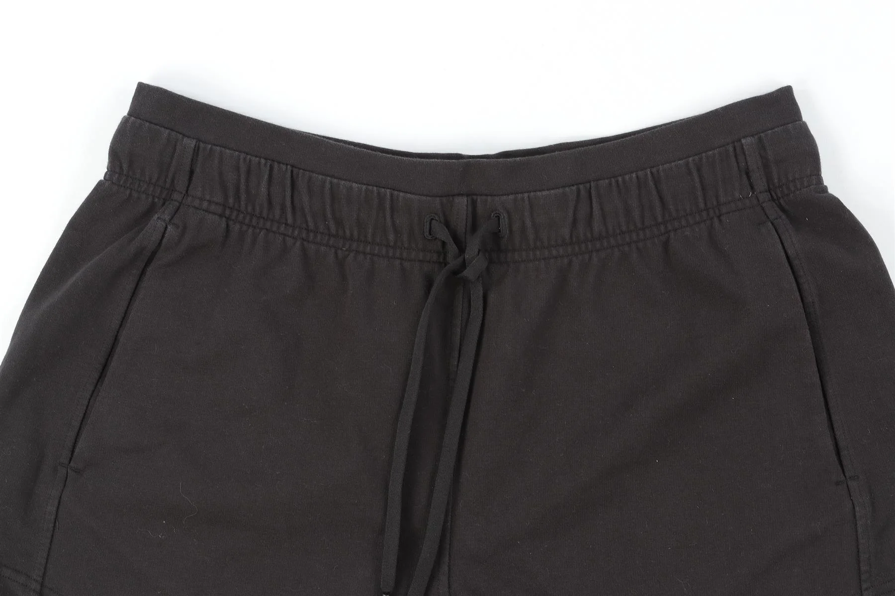 LULULEMON BLACK COTTON SHORTS US 10 UK 14 - Image 3