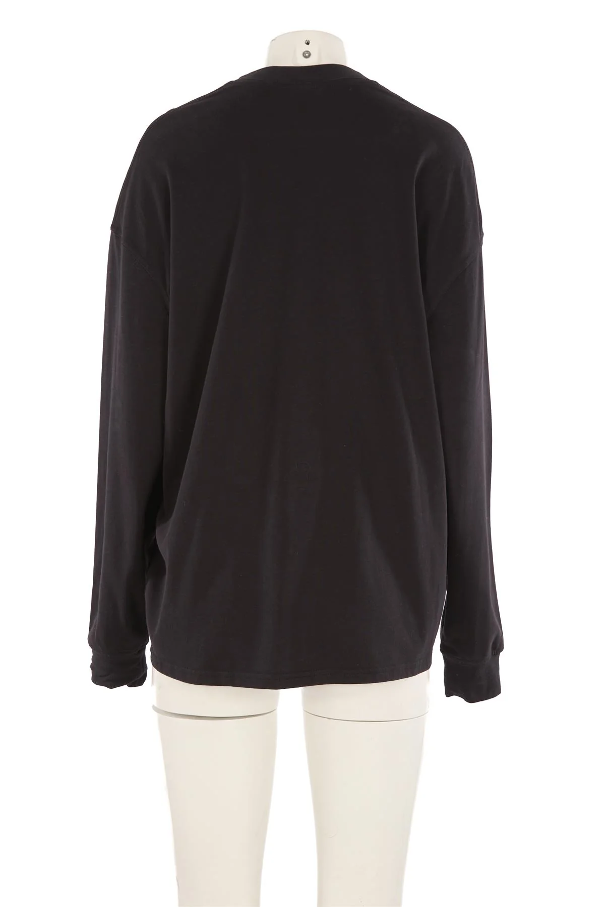 LULULEMON BLACK COTTON TOP MEDIUM - Image 4