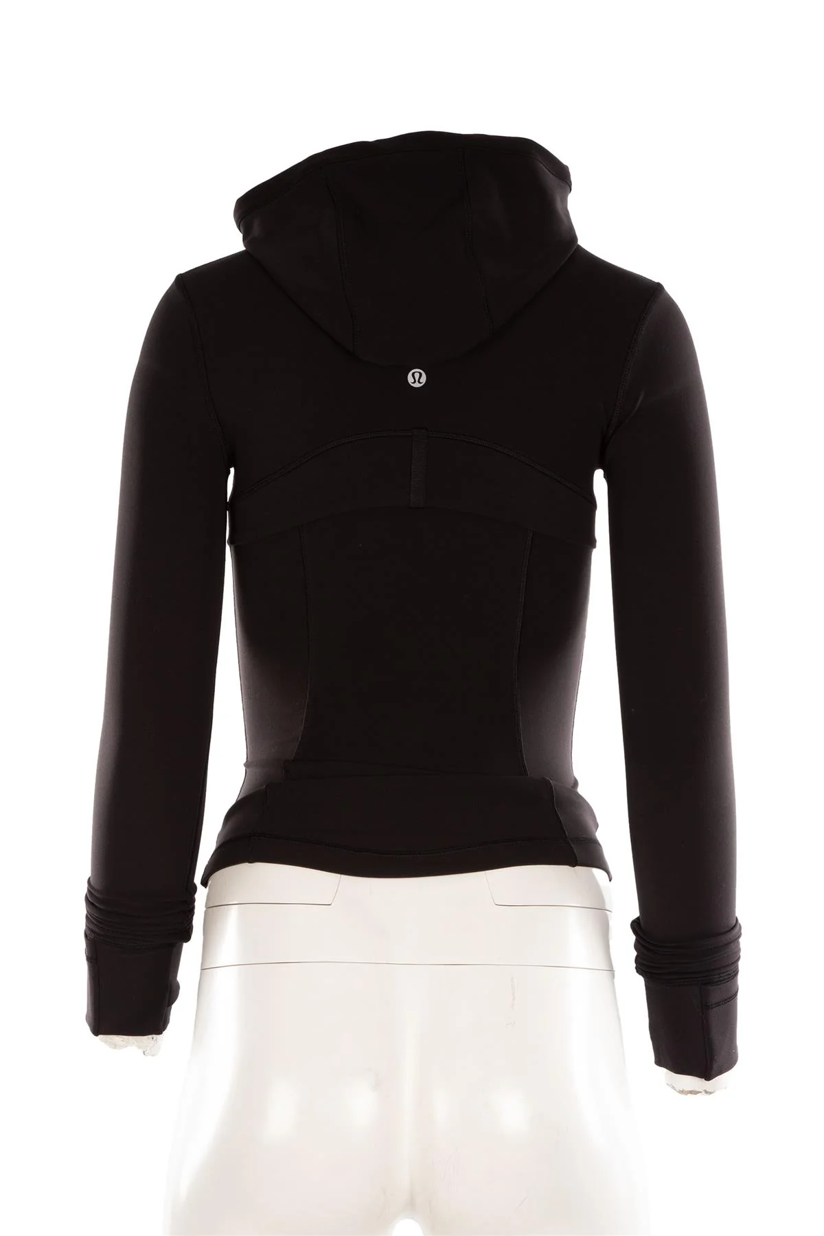LULULEMON BLACK JERSEY JACKET US 0 UK 4 - Image 4