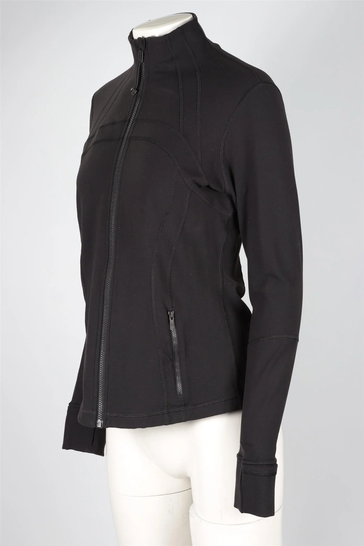 LULULEMON BLACK JERSEY JACKET US 10 UK 14 - Image 3