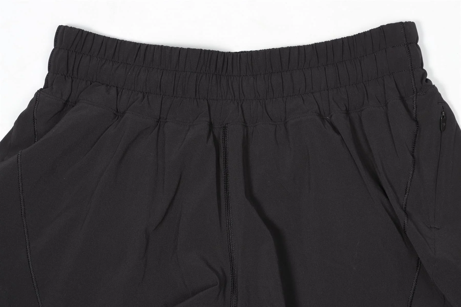 LULULEMON BLACK JERSEY SHORTS US 6 UK 10 - Image 3
