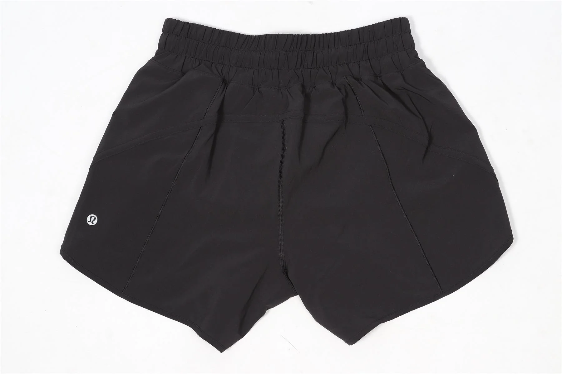 LULULEMON BLACK JERSEY SHORTS US 6 UK 10 - Image 4