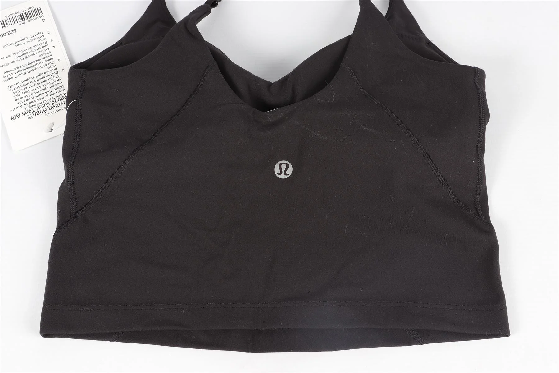 LULULEMON BLACK SPORTS BRA US 4 UK 8 - Image 5