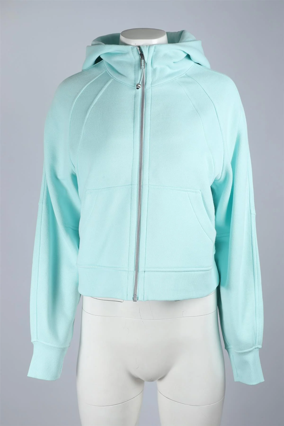 LULULEMON BLUE COTTON HOODIE XSMALL - Image 2