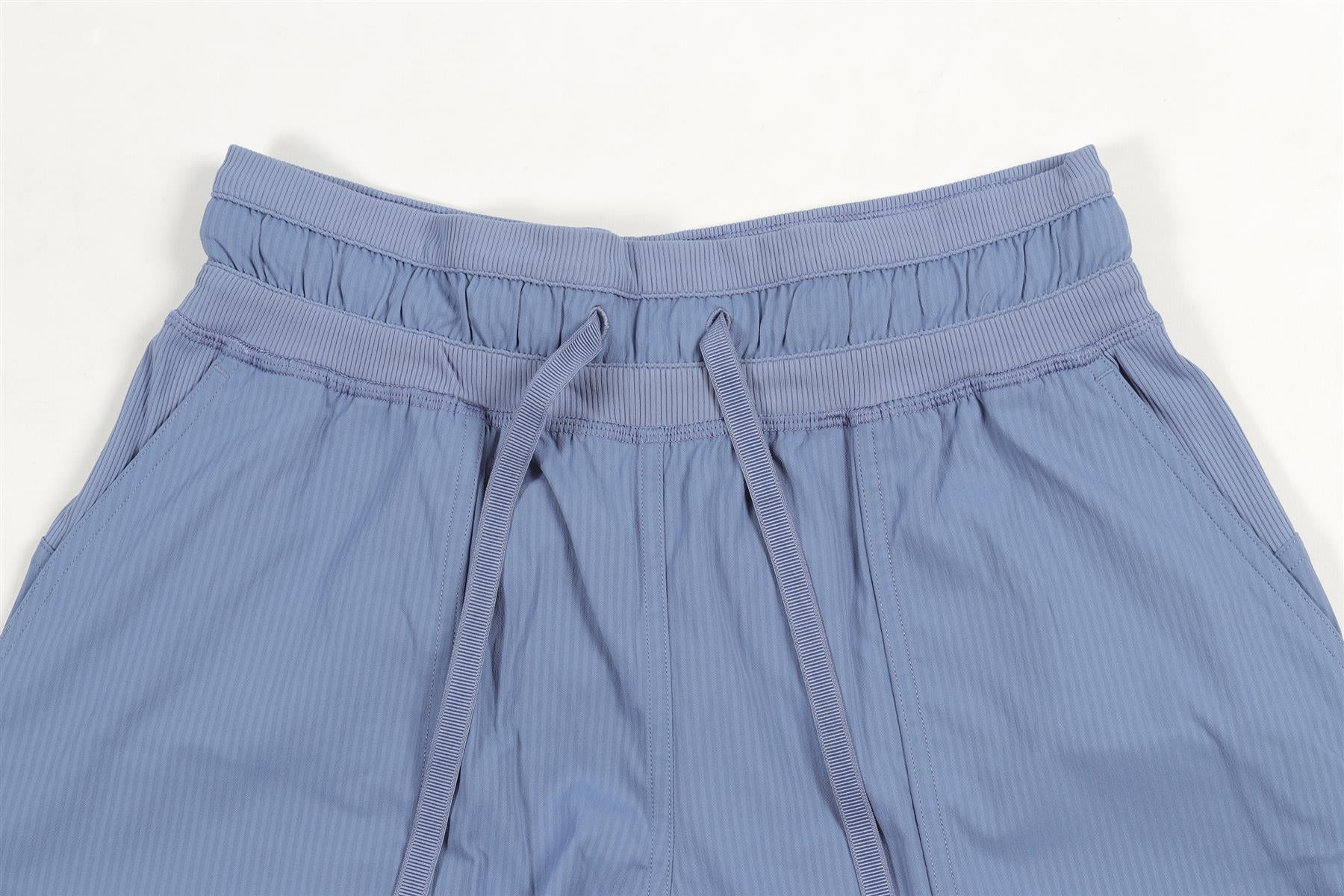 LULULEMON BLUE JERSEY SHORTS US 2 UK 6 - Image 3